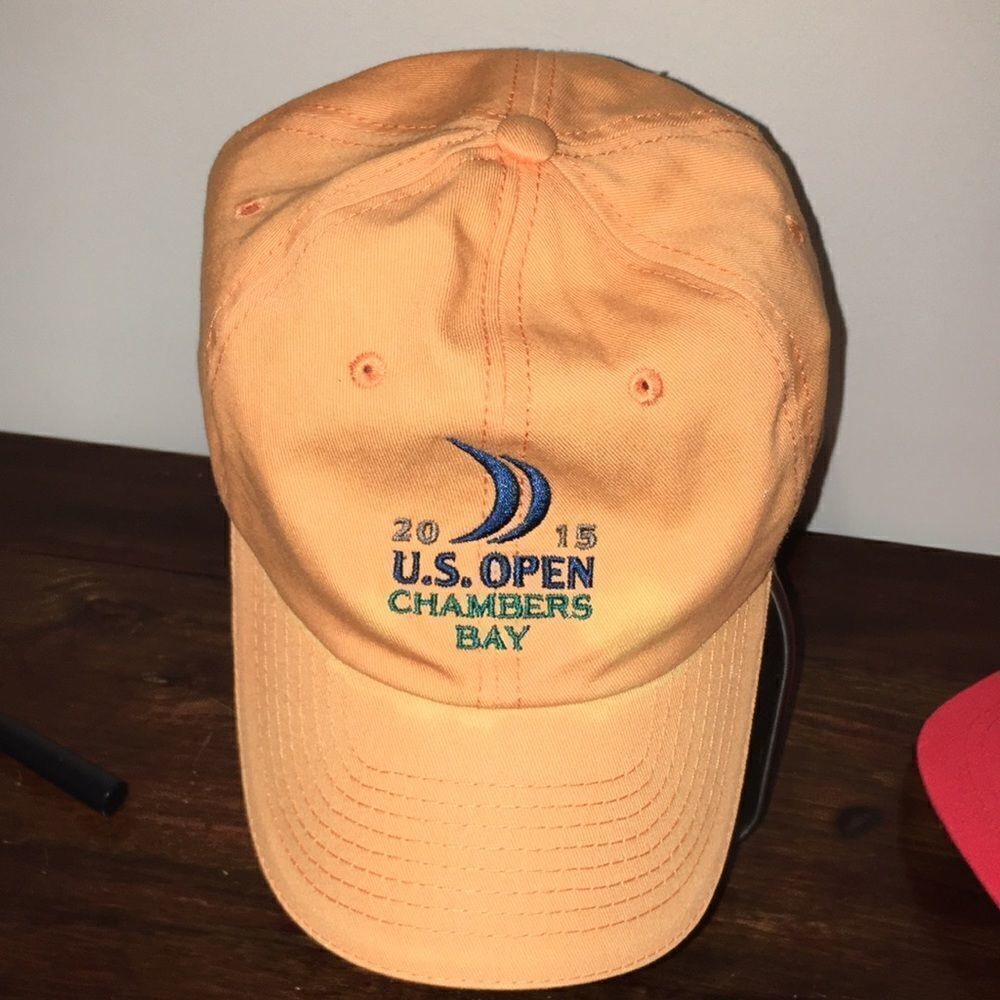 Orange Creamsicle 2015 US Open Chambers Bay Tacoma Washington Golf Club Cap